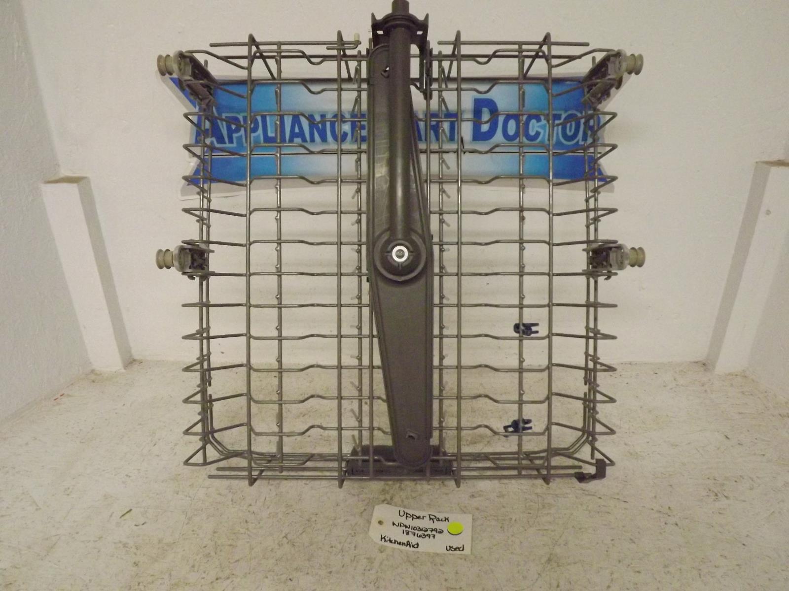 KitchenAid Dishwasher WPW10312792 1876397 Upper Rack Used KitchenAid Dishwasher WPW10312792 1876397 Upper Rack Used